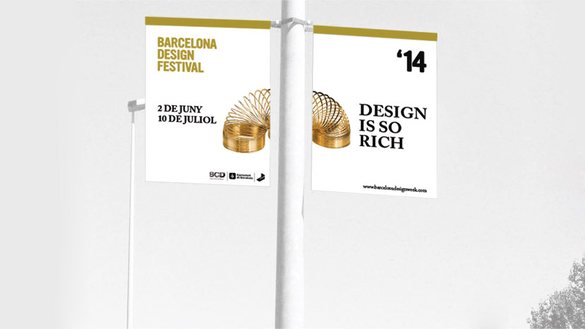 Design: display of flags for Barcelona Design Festival.