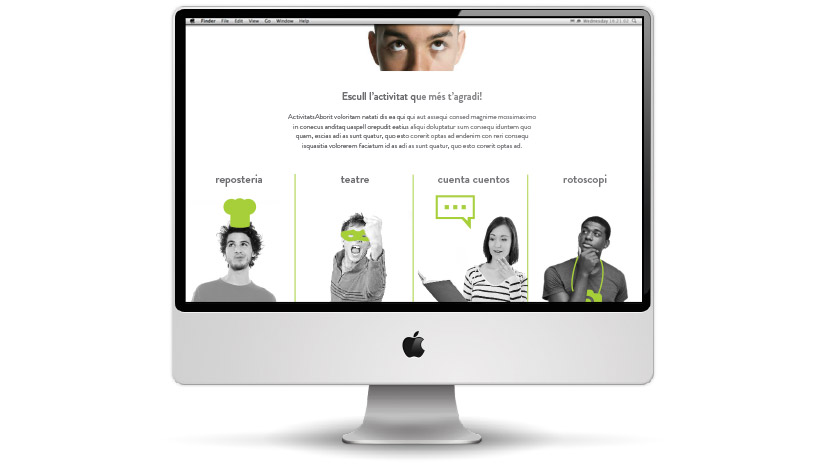 Website Envincla't campaign – Palau Alòs.