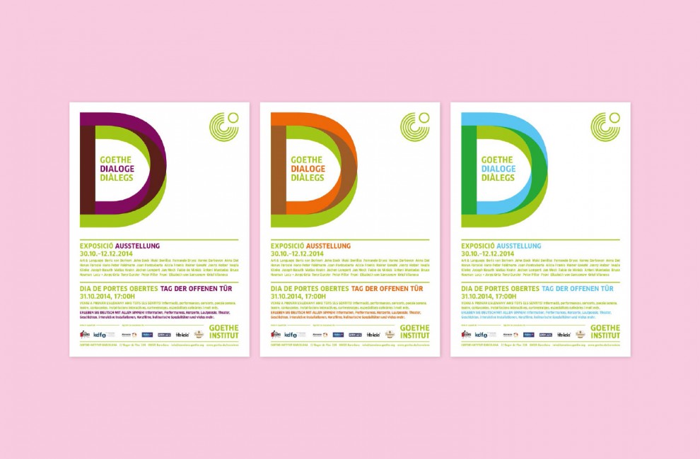 Goethe Dialogues flyers.