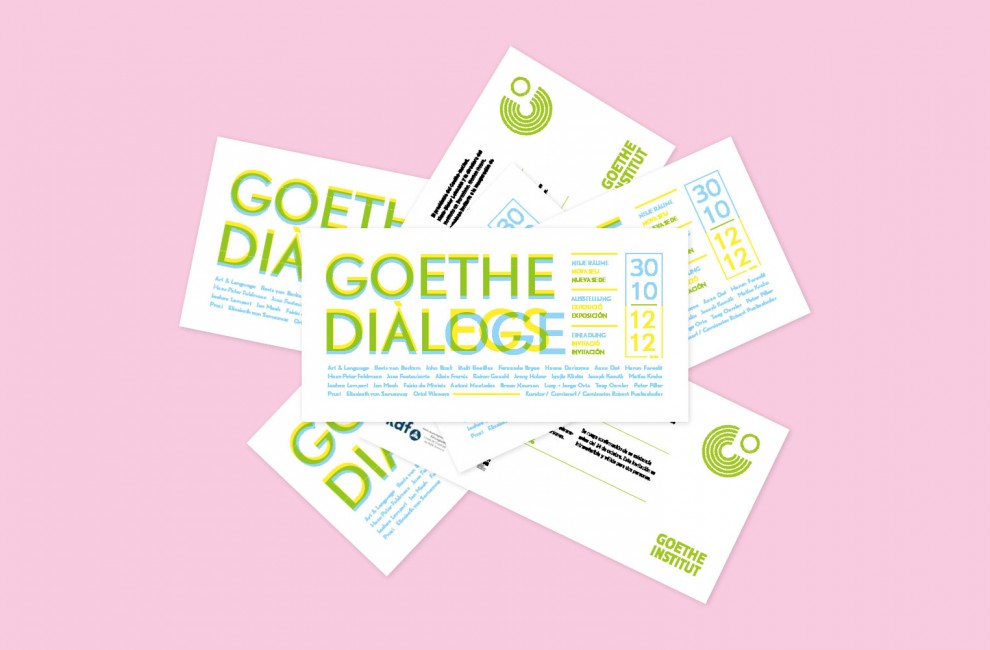 Goethe Dialogues tickets.