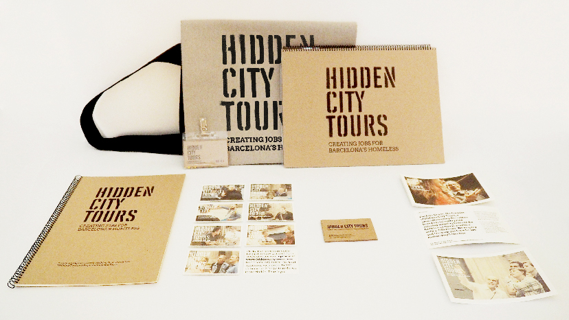 Hidden City Tours supports for the guides: Guide identification, newsletters, website, business card, mass media, training program.