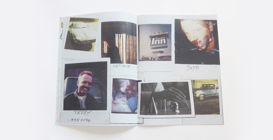 The interior of the Memiento magazine: image composition.