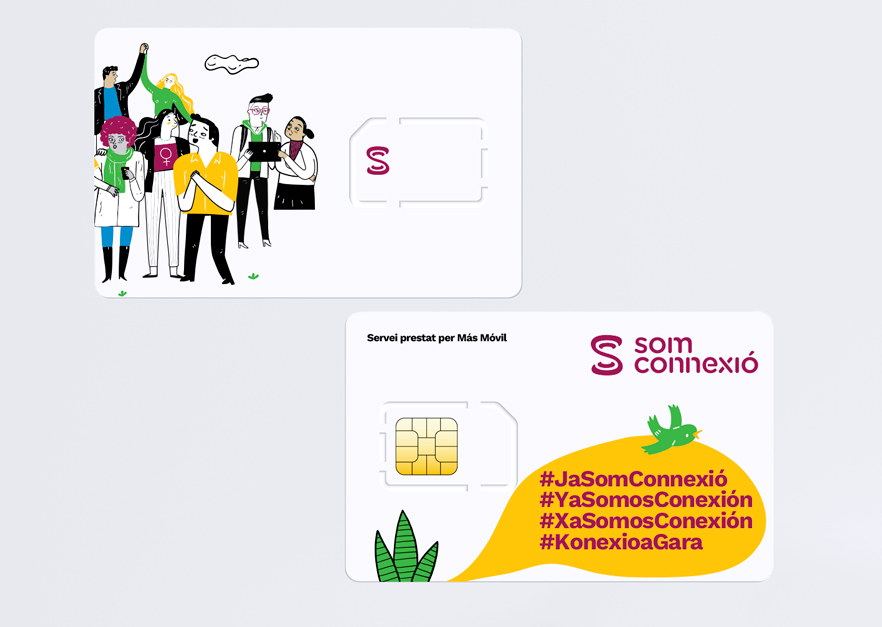 Redesign of the Som Connexio sim.